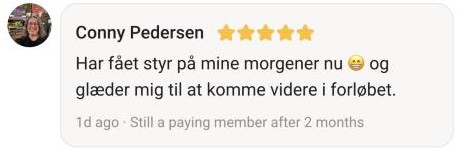 Anmeldelse fra Conny Pedersen i fællesskabet